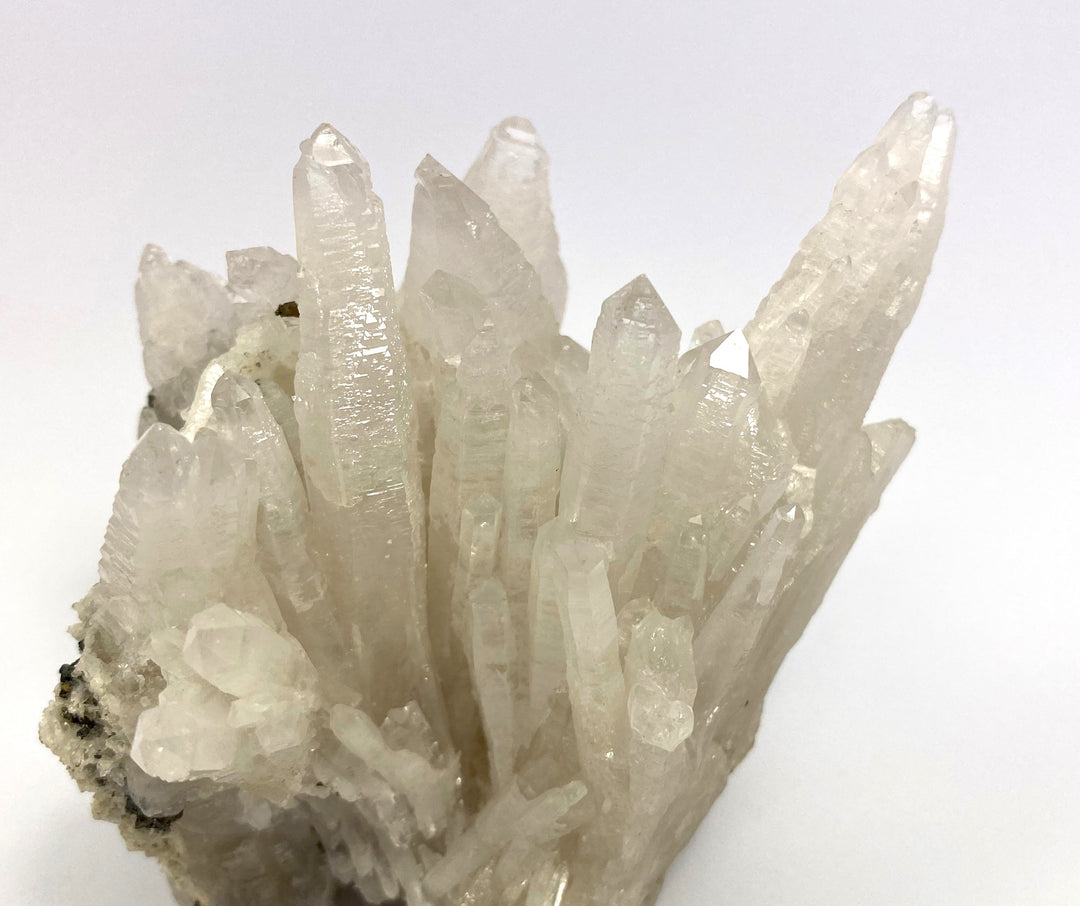 Zepterquarz, Bergkristall, Sphalerit, Cavnic, Maramures, Rumänien