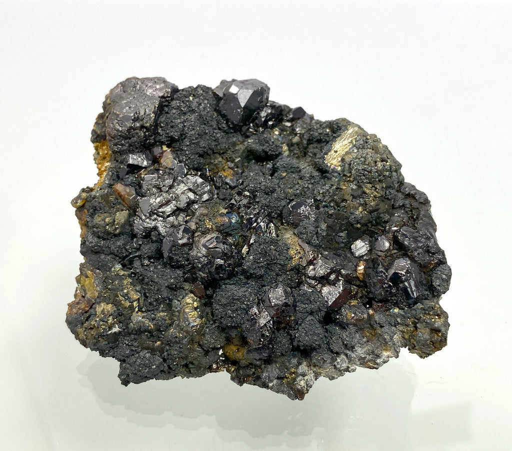 Sphalerite on Galena, Herja, Maramures, Romania