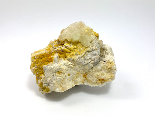 Strontianite on dolomite, Oberdorf a. d. Laming, Styria, Austria