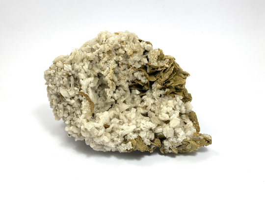 Siderit (Blätterspat), Quarz, Grube Bollnbach, Siegerland, Deutschland