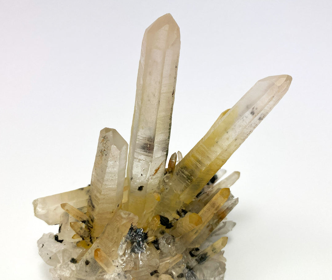 Hematite, rock crystal, Jinlong, Lungchuan, Heyuan Prefecture, China