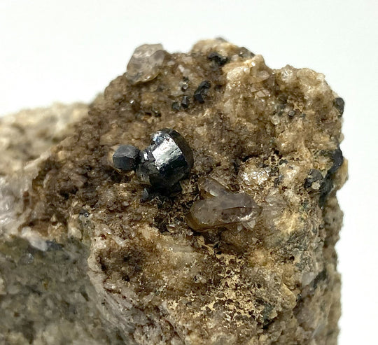 Hematite (iron roses), rock crystal, Elfriedestollen, Zillergrund, Zillertal, Tyrol, Austria