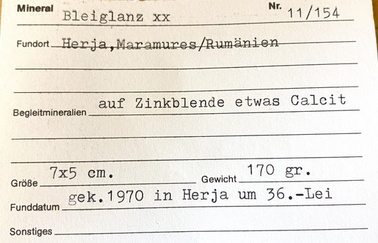 Siderit, Sphalerit, Galenit, Herja, Maramures, Rumänien
