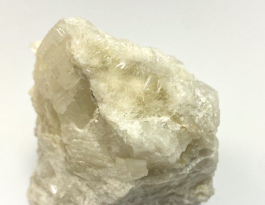Aragonite on dolomite, Oberdorf a.d. Laming, Styria, Austria