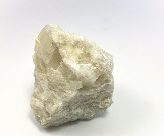 Aragonite on dolomite, Oberdorf a.d. Laming, Styria, Austria