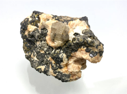 Cerussite, Barite, Galena, Mibladen, Midelt, Khenifra, Morocco