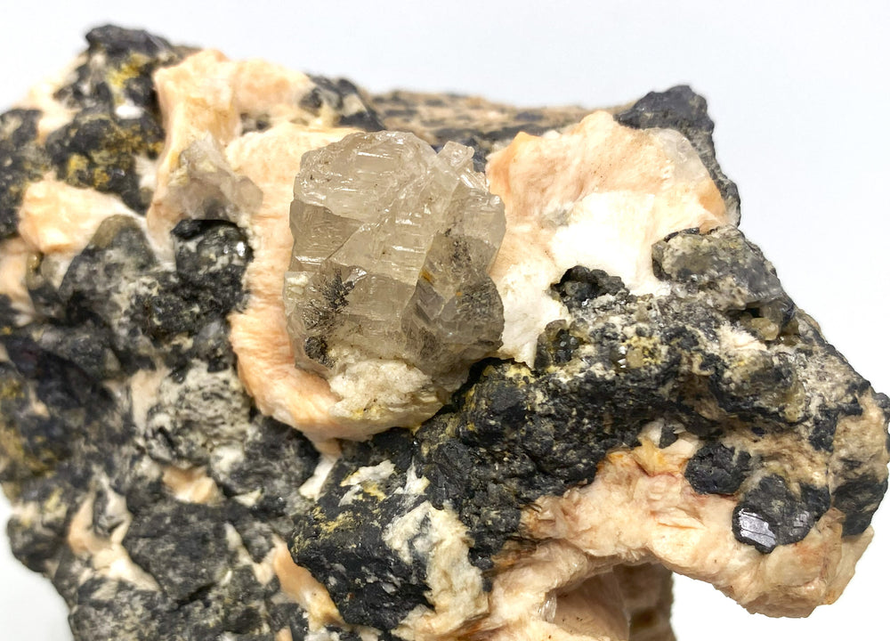 Cerussite, Barite, Galena, Mibladen, Midelt, Khenifra, Morocco
