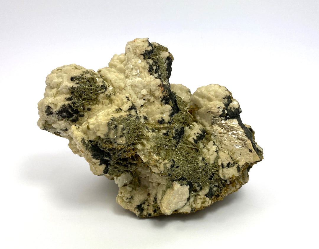 Feldspar, clinozoisite, Striegau, Sobotka Massif, Silesia, Poland
