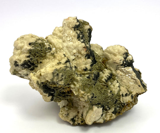 Feldspar, clinozoisite, Striegau, Sobotka Massif, Silesia, Poland
