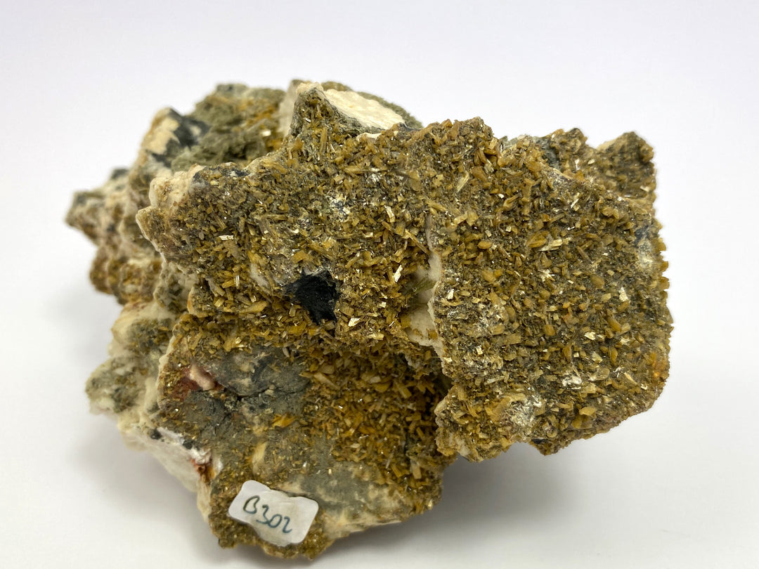 Feldspar, clinozoisite, Striegau, Sobotka Massif, Silesia, Poland