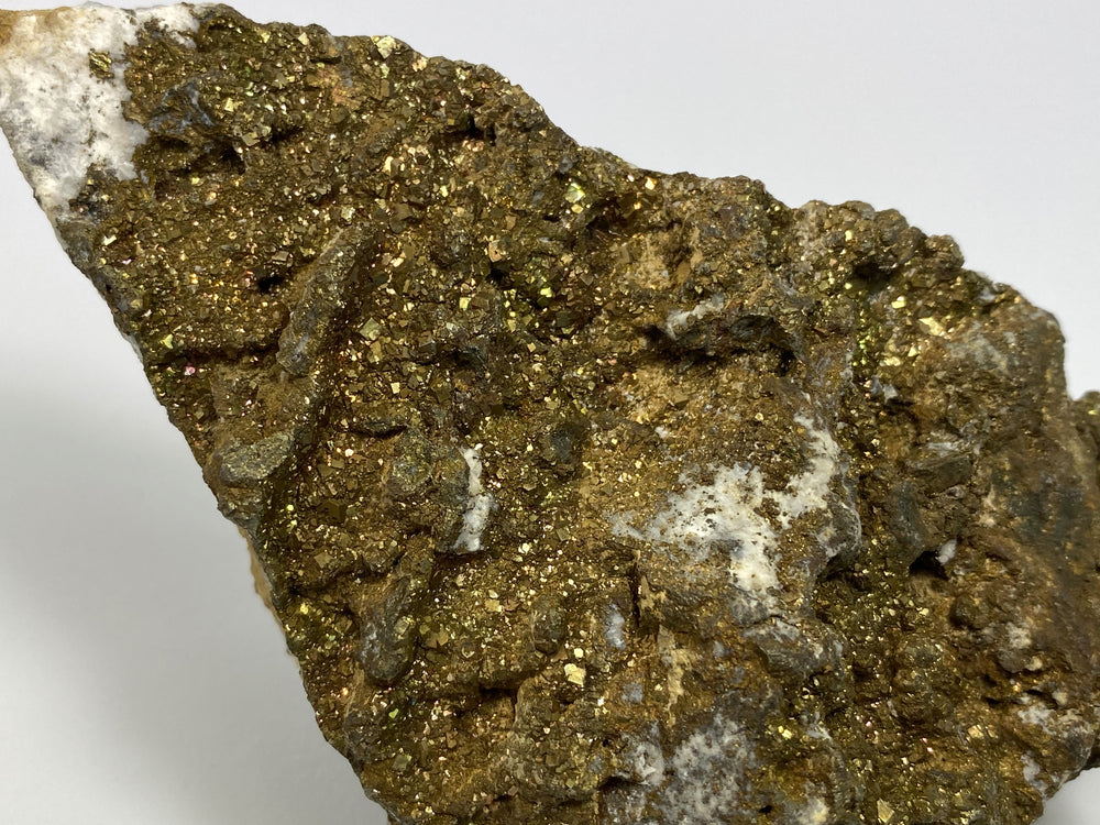 Pyrite, marcasite on anchorite, Hüttenberg, Carinthia, Austria