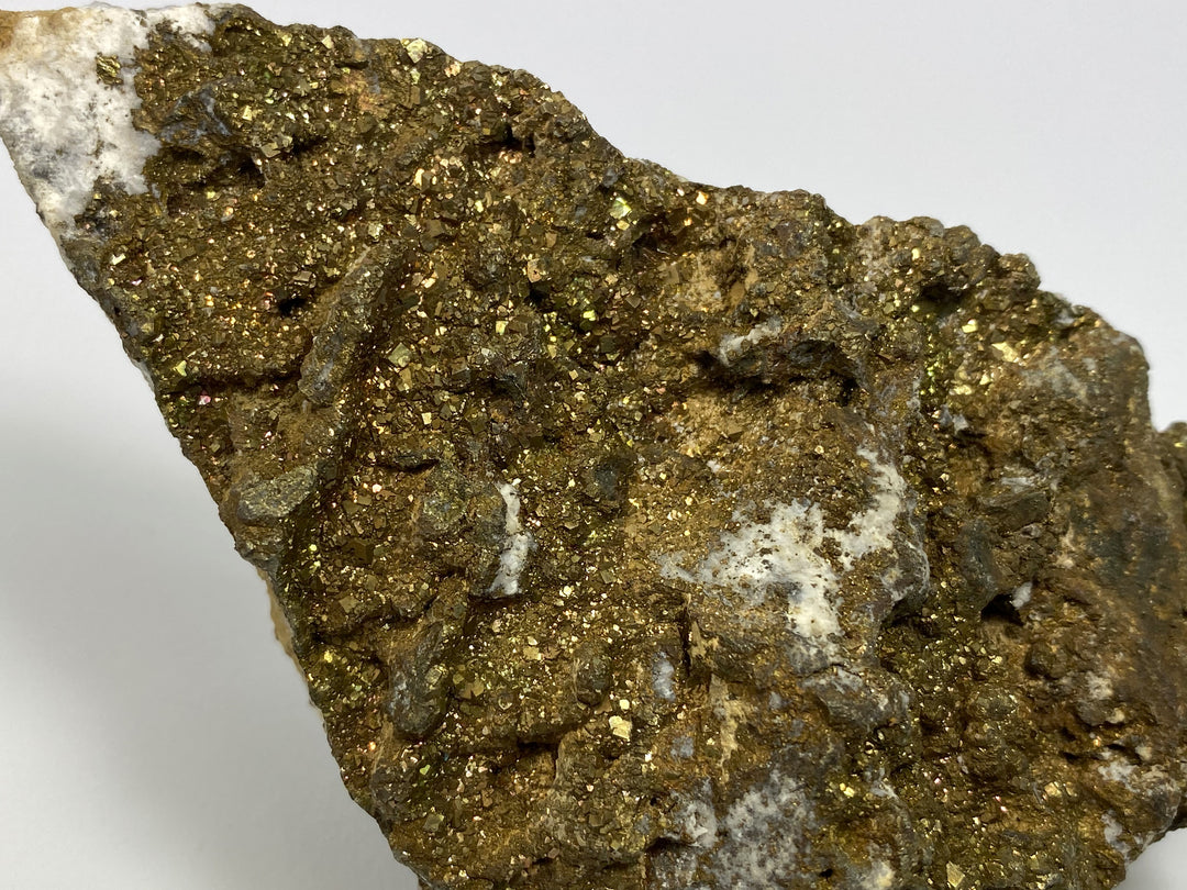 Pyrite, marcasite on anchorite, Hüttenberg, Carinthia, Austria