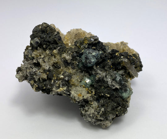 Fluorite, Tetrahedrite, Rock Crystal, YaogangXian Mine, Hunan. China