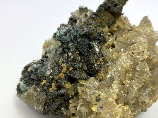 Fluorite, Tetrahedrite, Rock Crystal, YaogangXian Mine, Hunan. China