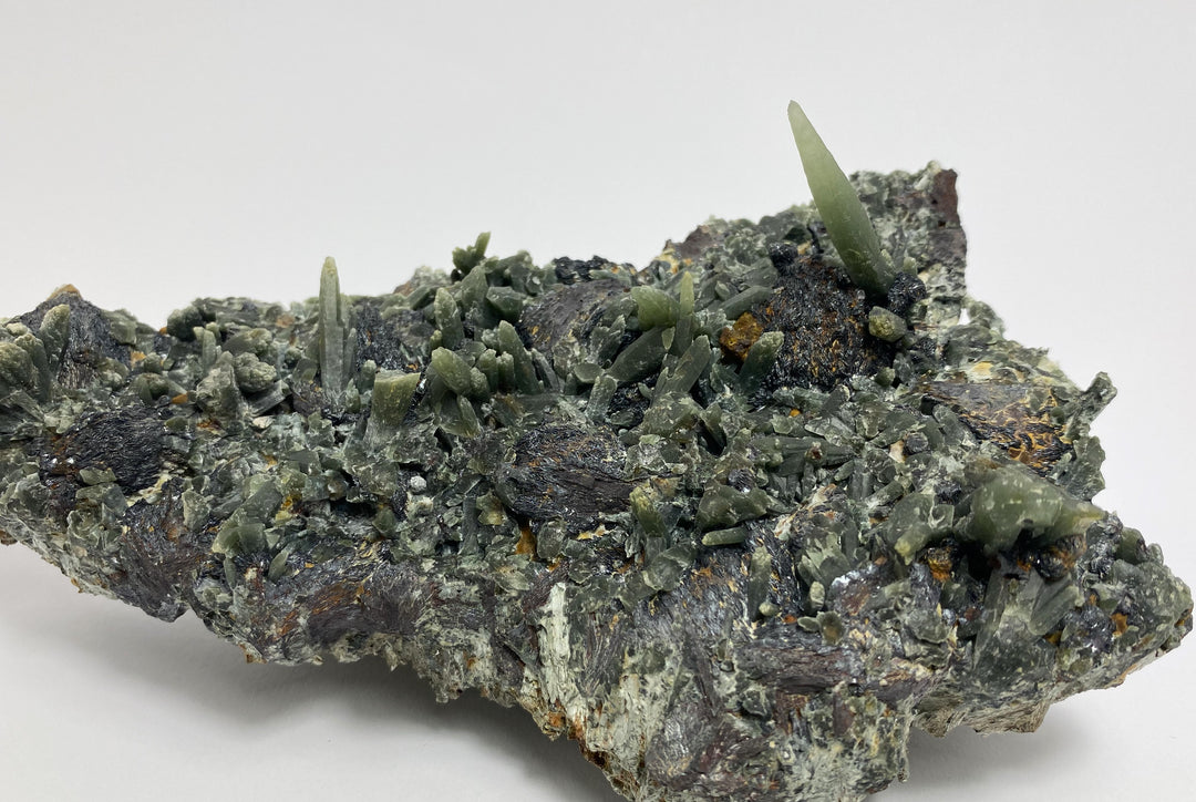 Prasem, Hämatit, Insel Serifos, Griechenland