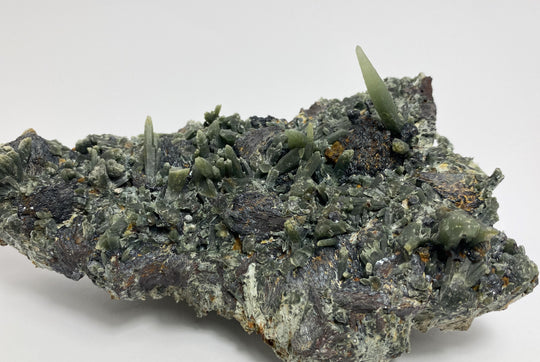 Prasem, Hämatit, Insel Serifos, Griechenland